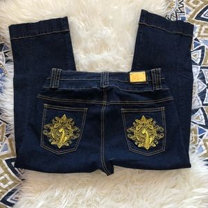 Baby Phat Jeans - Baby Phat cropped jeans size 14 Baby Phat Jeans - Baby Phat cropped jeans size 14